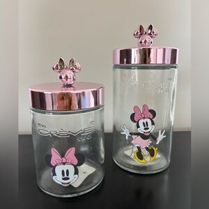The Creme Shop x Disney Pair of Minnie Mouse Reusable Glass Jars